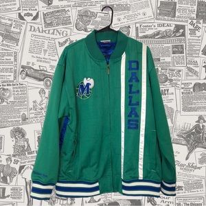 MITCHELL & NESS Dallas Mavericks HARDWOOD TRACK JACKET